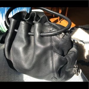 Cole Haan Black leather purse